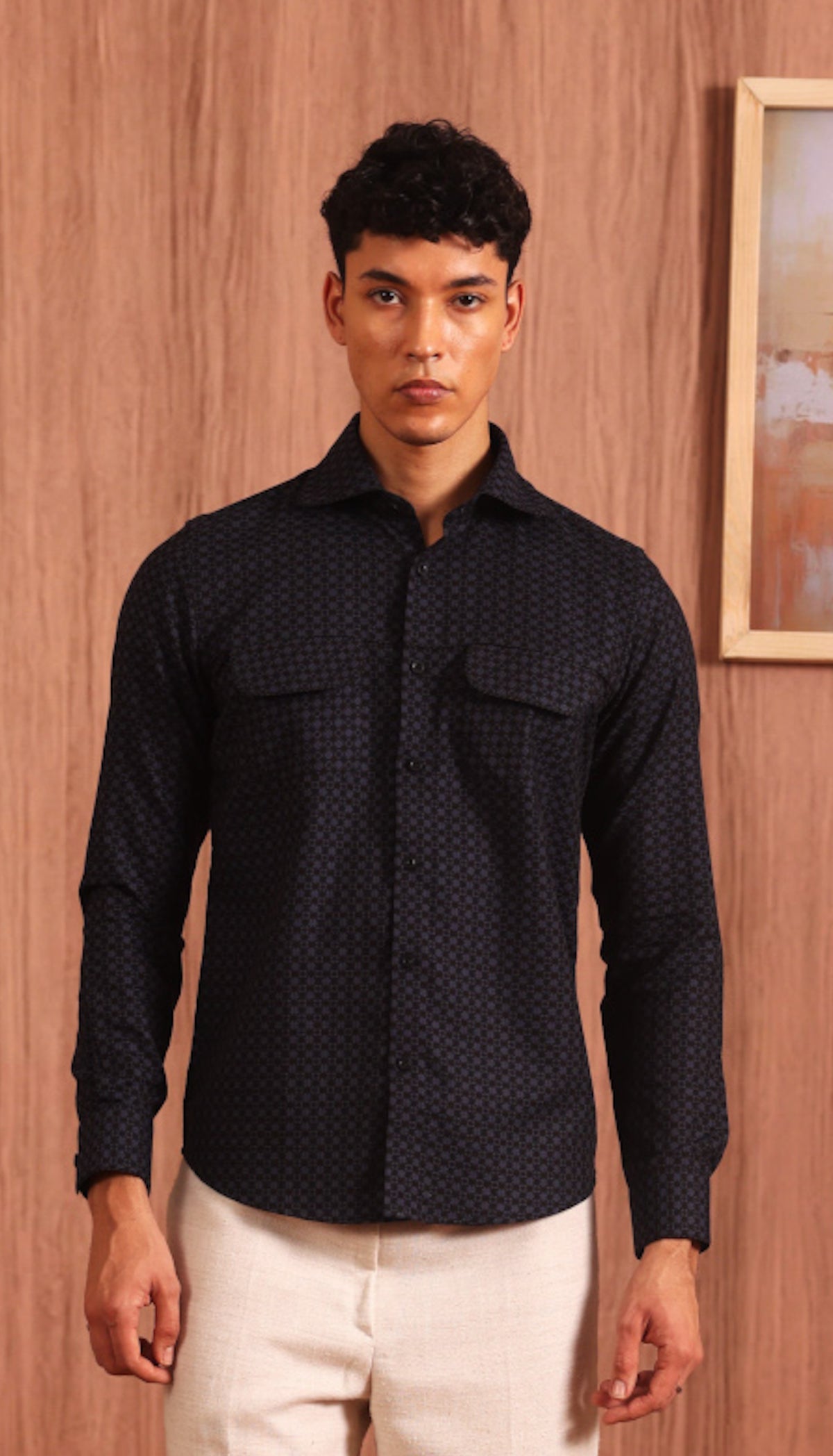 Azur Noir Mosaic Shirt