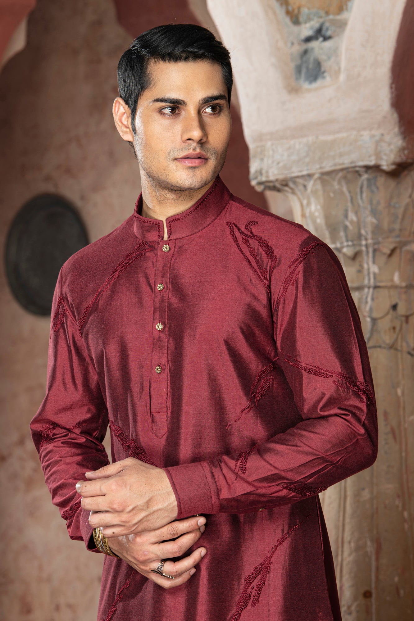 BORDEAUX KURTA SET