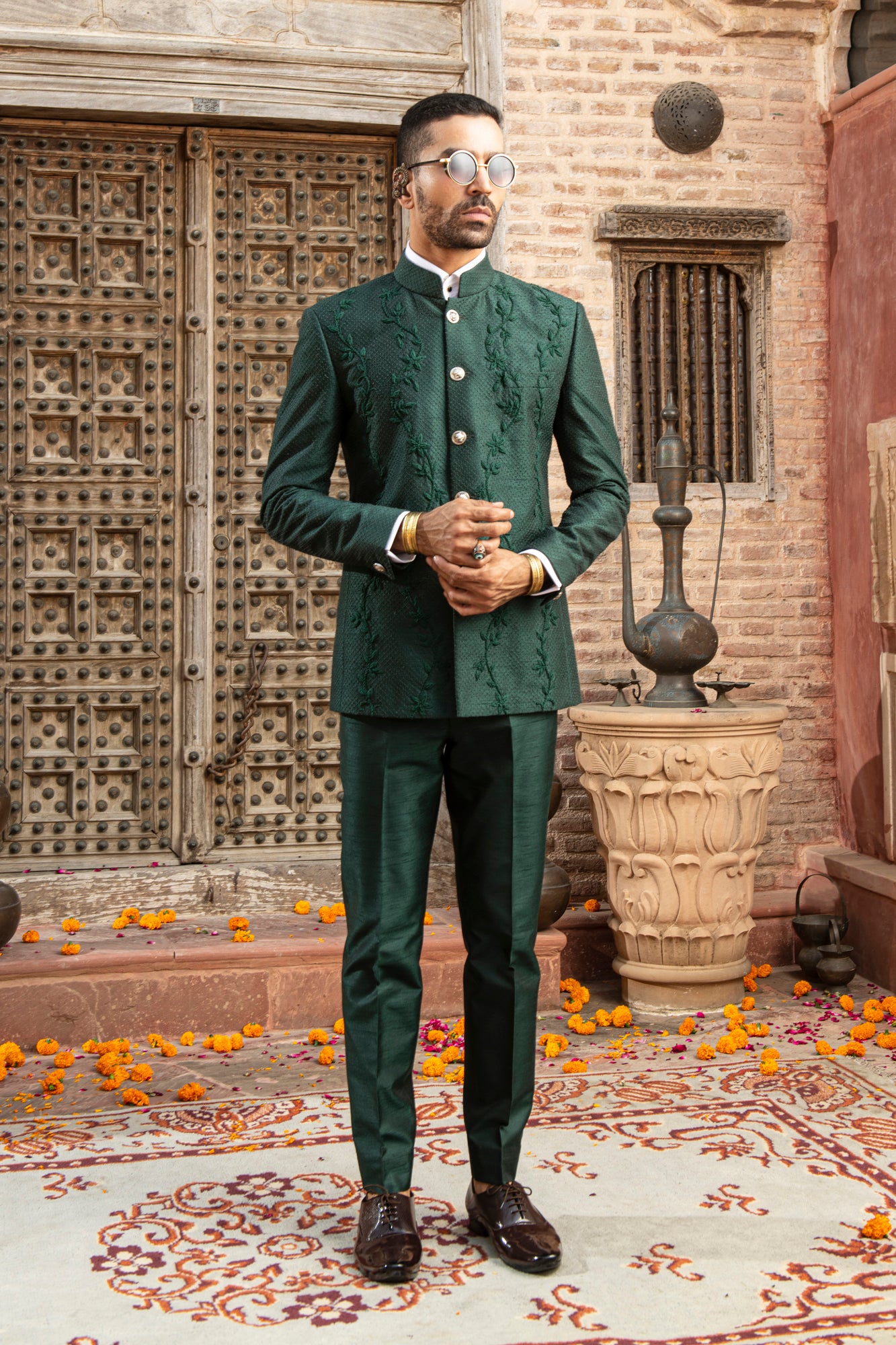 MANGROVE BANDHGALA SUIT