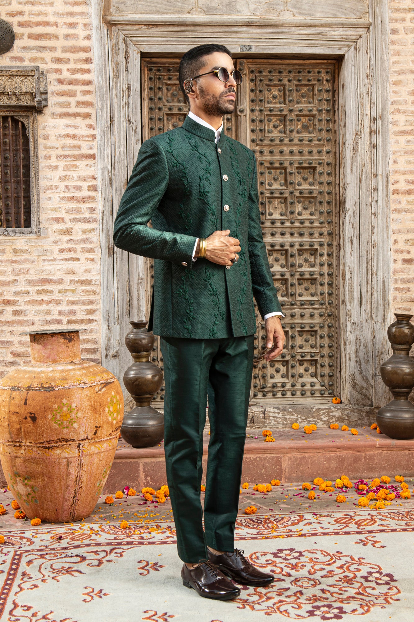 MANGROVE BANDHGALA SUIT