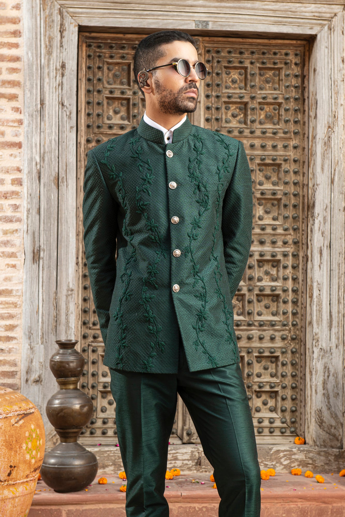 MANGROVE BANDHGALA SUIT