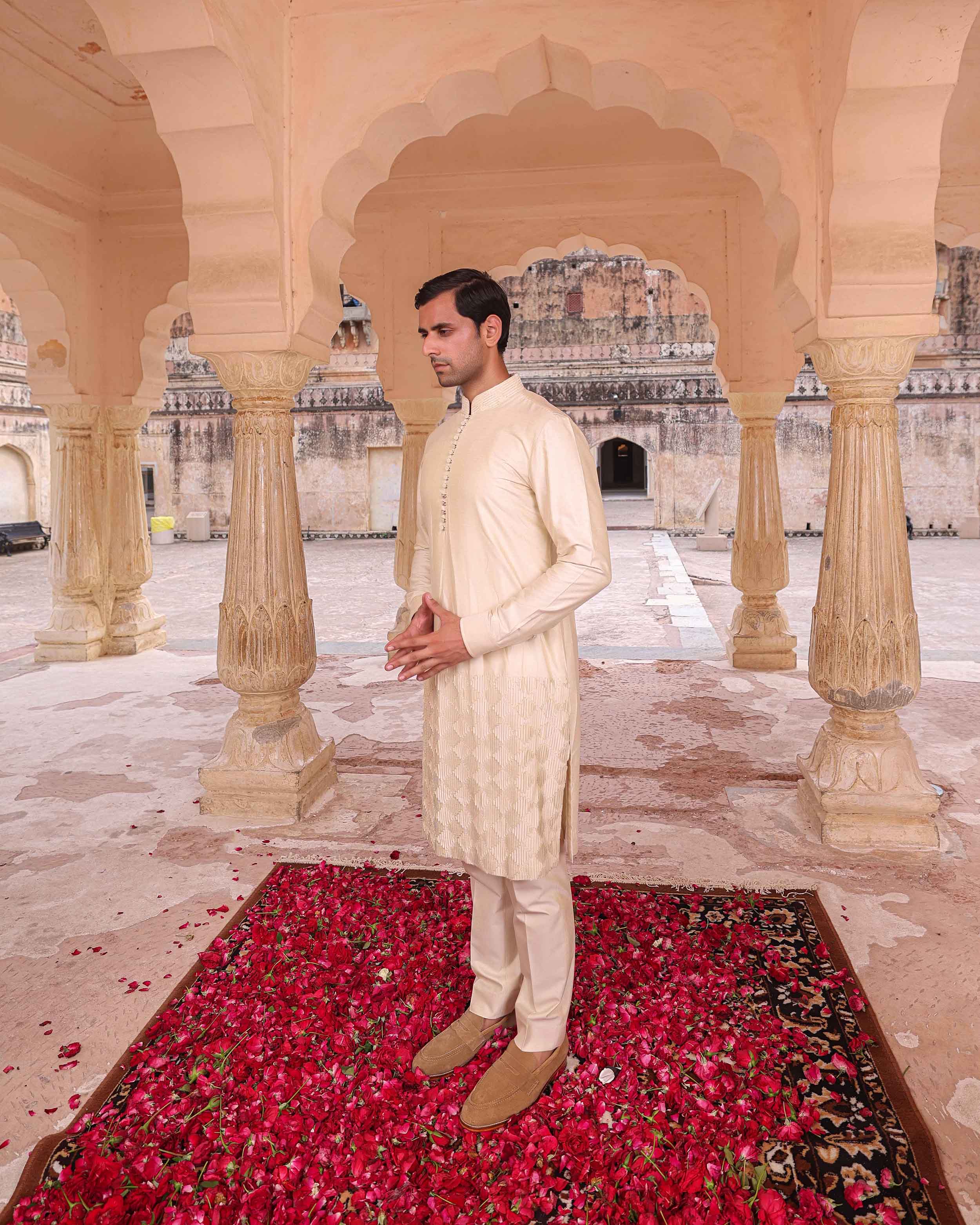 DHARA NEHRU JACKET SET