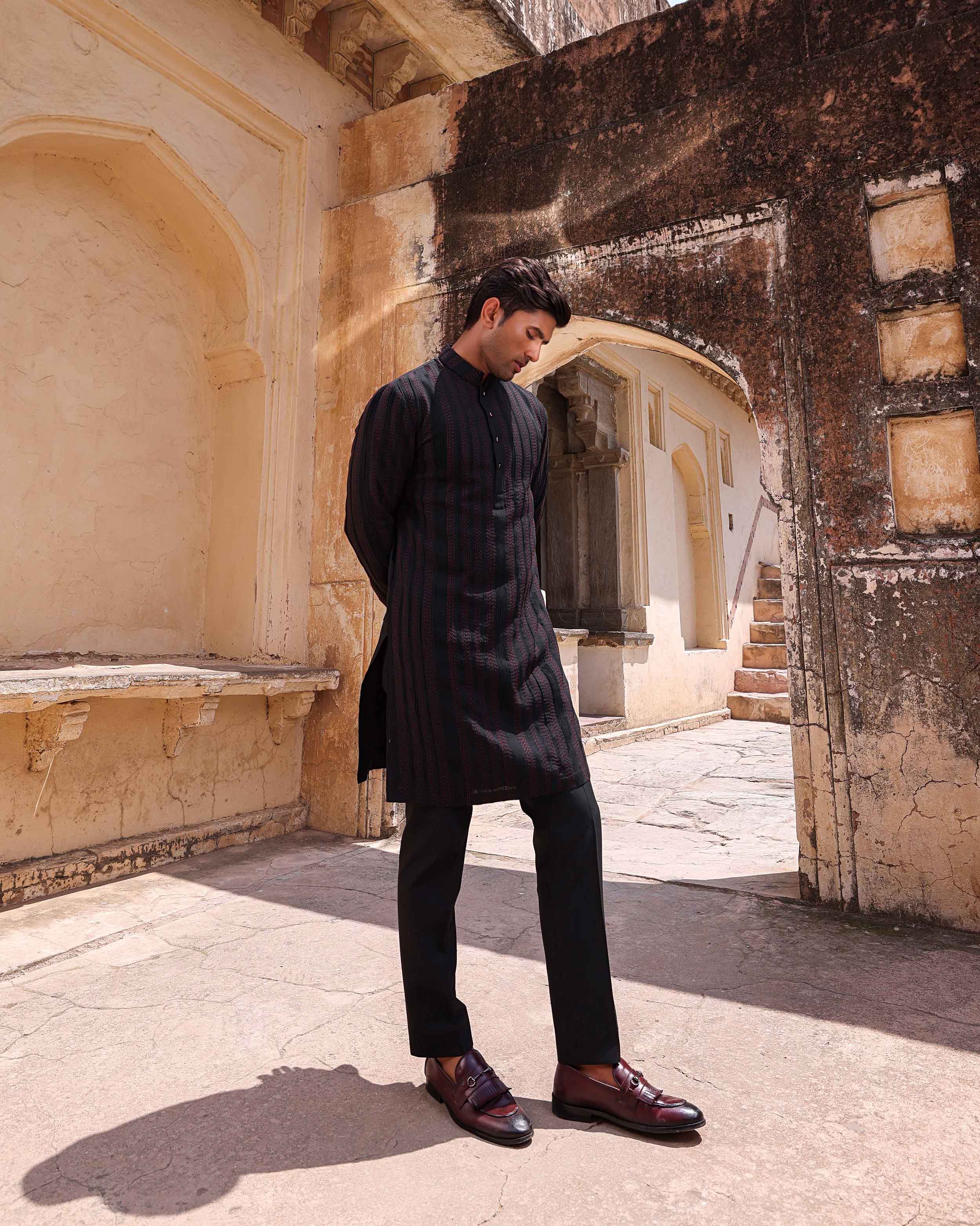 LAALSA NEHRU JACKET SET