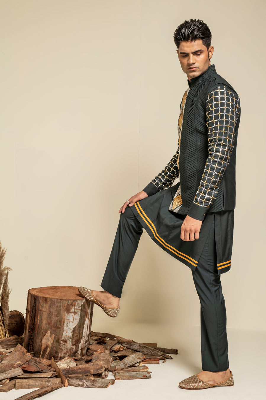 FOREST BANDI KURTA SET