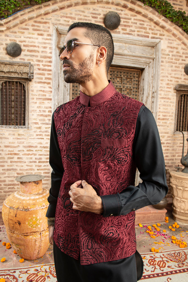 MERLOT NEHRU JACKET