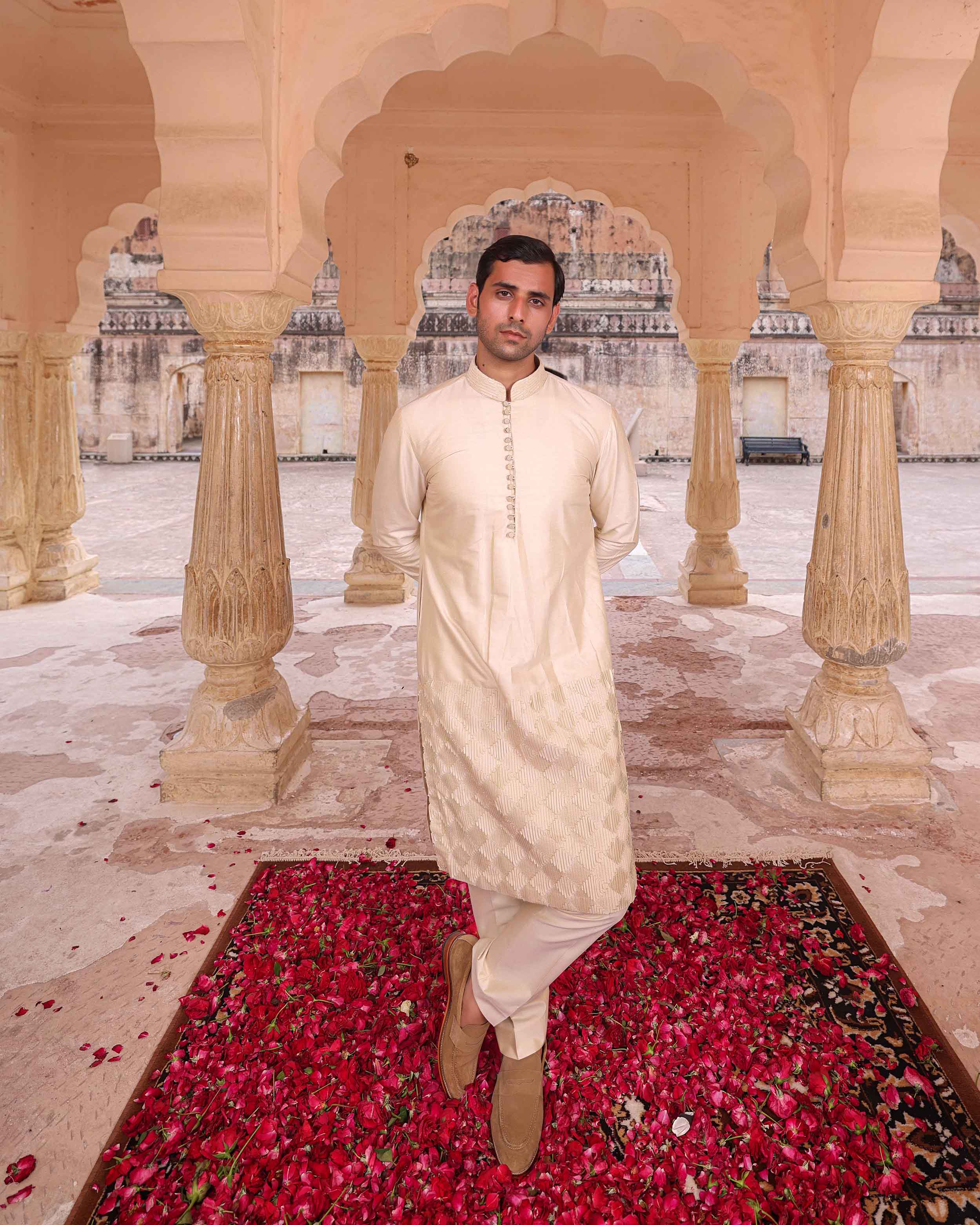DHARA NEHRU JACKET SET
