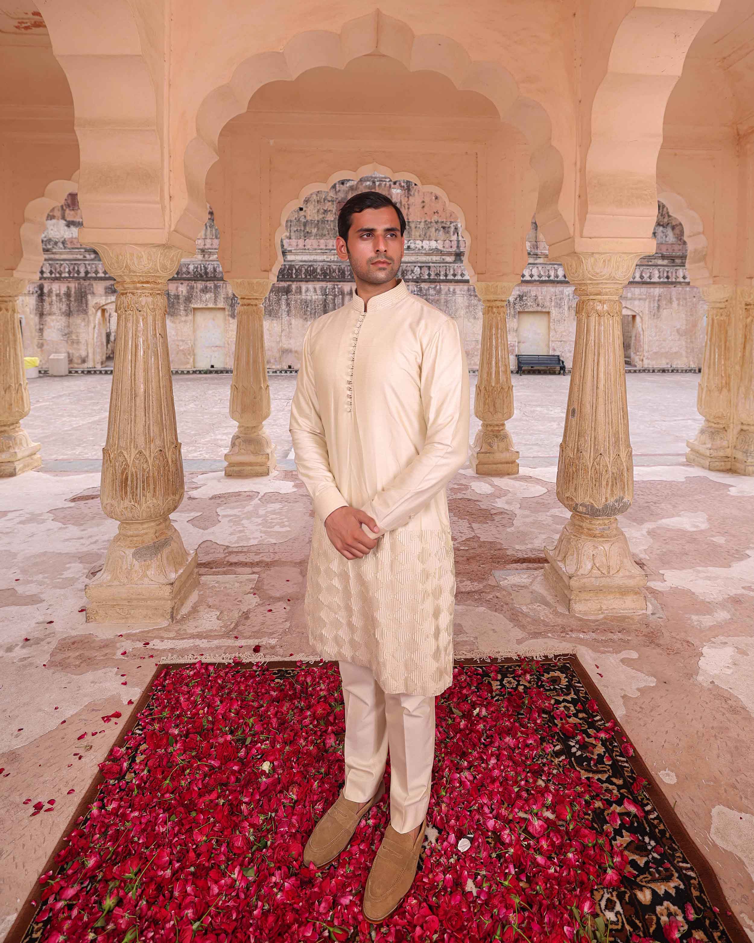 DHARA NEHRU JACKET SET
