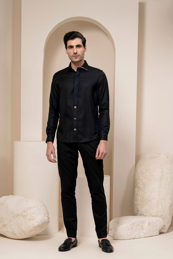BLACK CROSS SHIRT