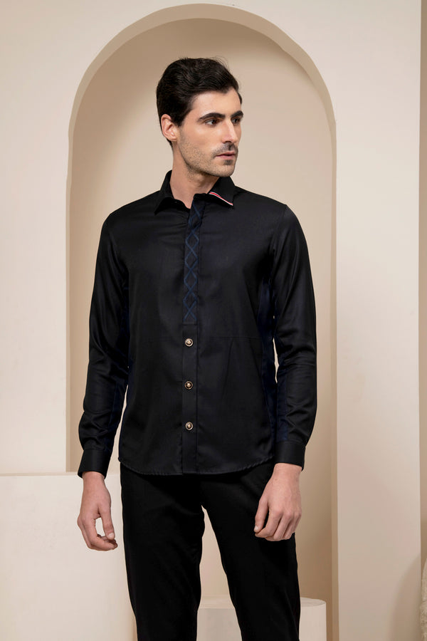 BLACK CROSS SHIRT