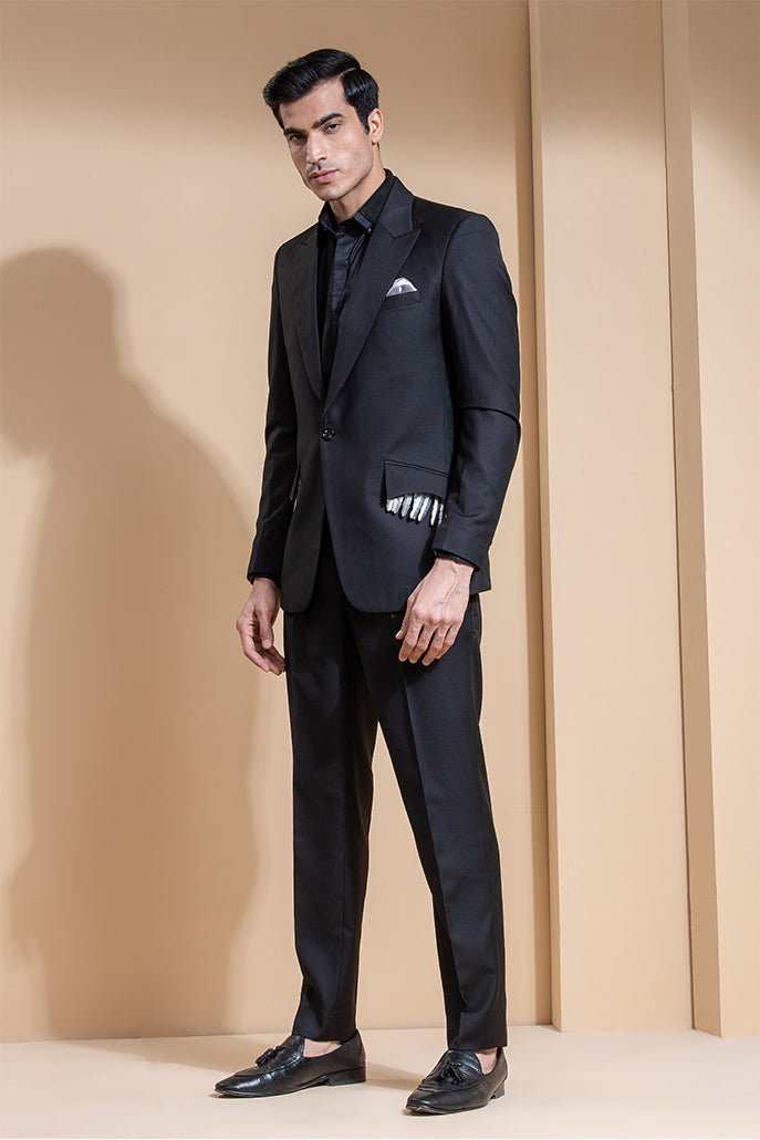 New Black Azzuro Slim-Fit 2 Piece Suit – Formalwear Outlet