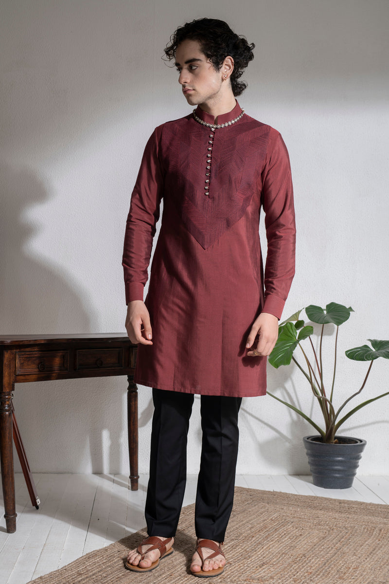 KATAN KURTA SET