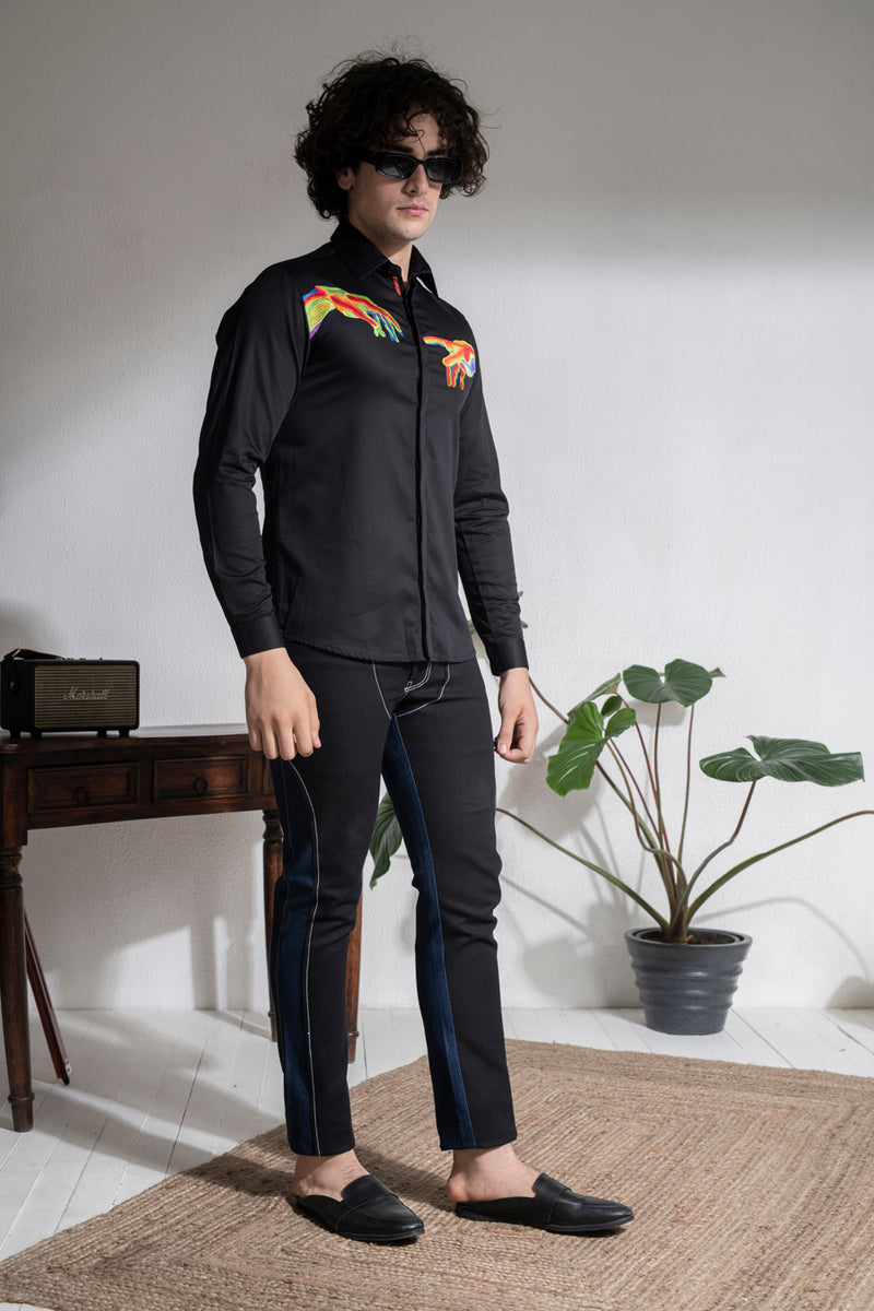BLACK MICHAEL SHIRT
