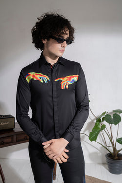 BLACK MICHAEL SHIRT