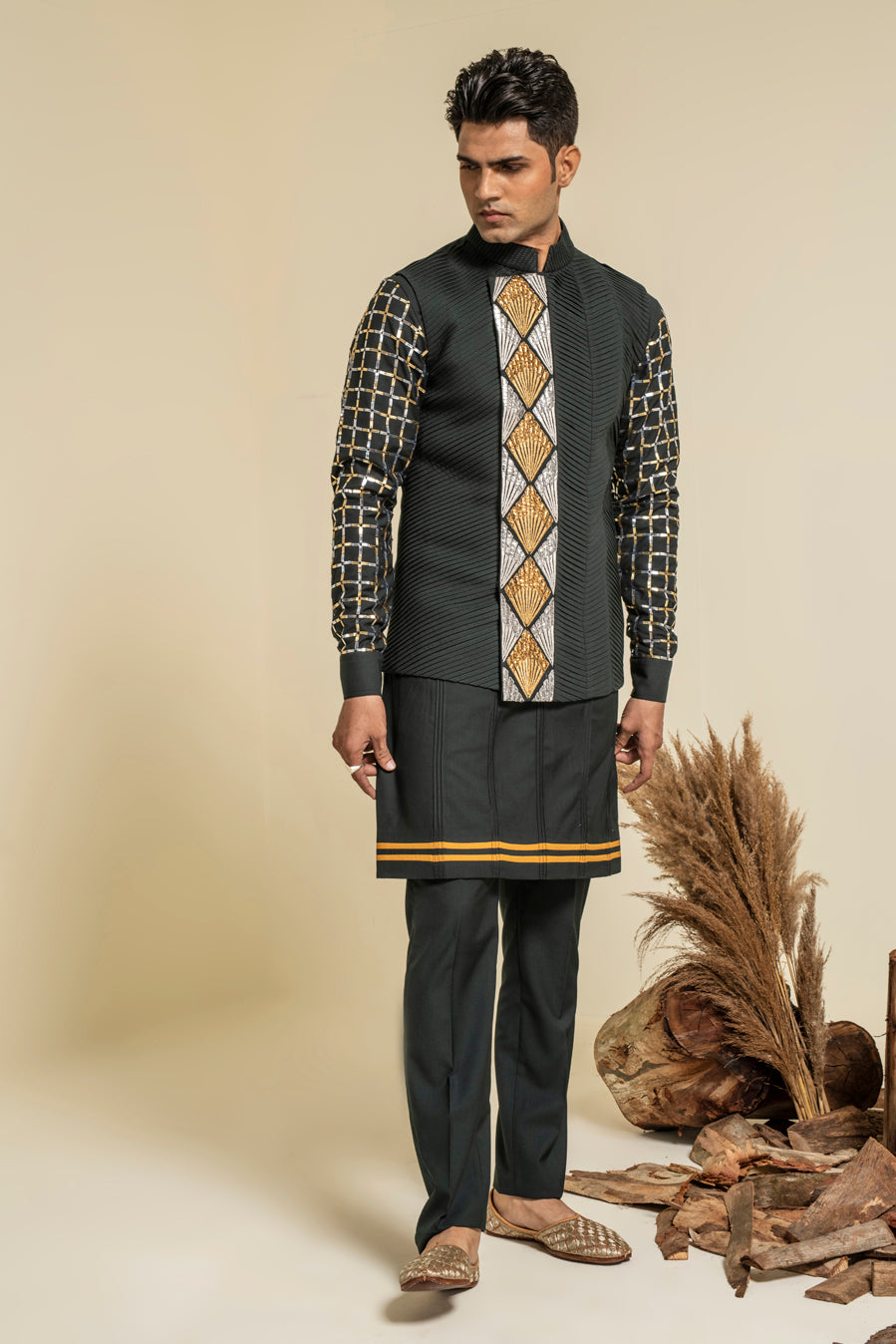FOREST BANDI KURTA SET