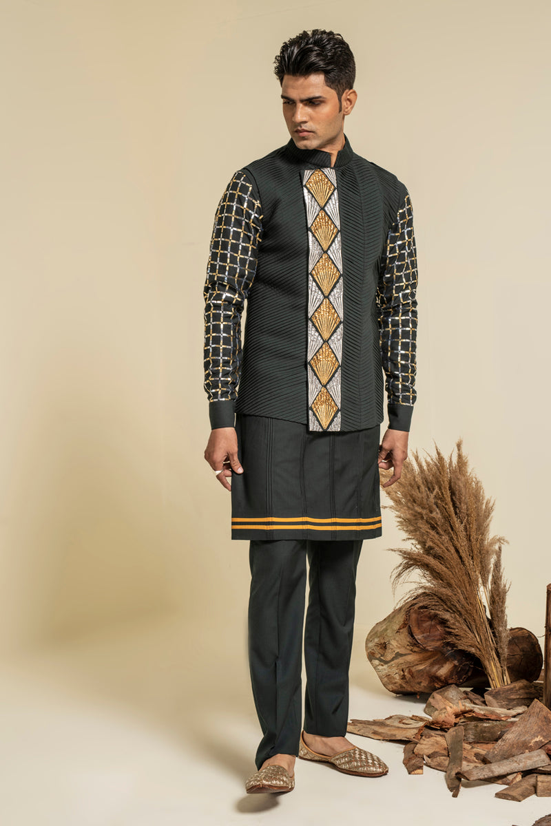 FOREST BANDI KURTA SET