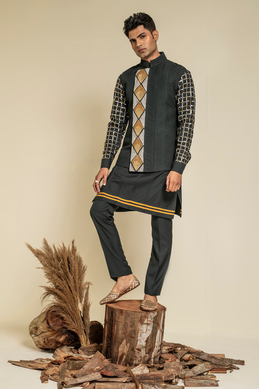 FOREST BANDI KURTA SET