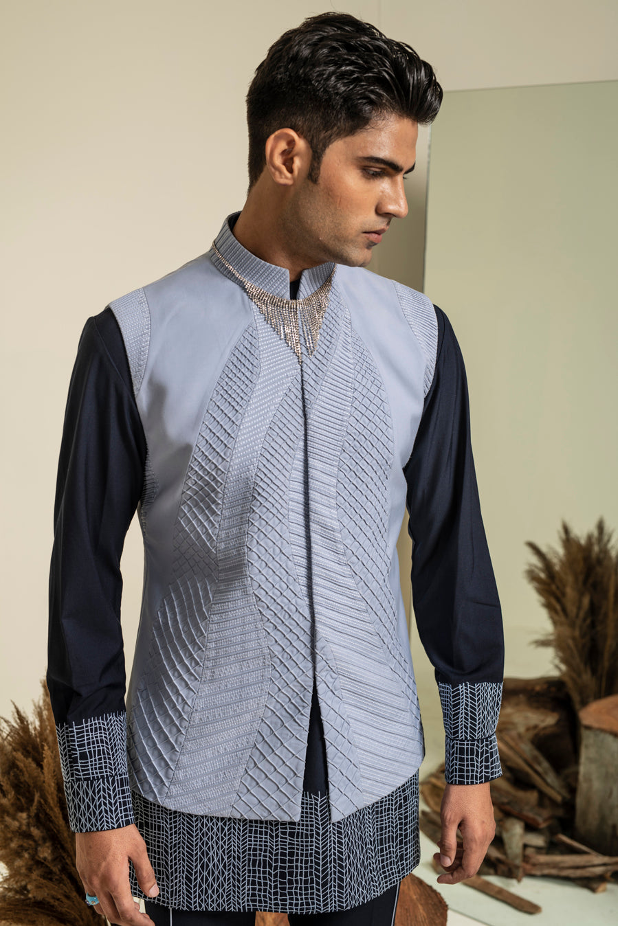 SKY BANDI KURTA SET