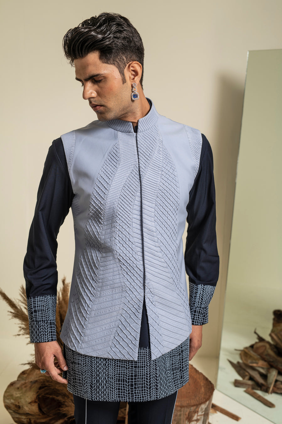 SKY BANDI KURTA SET