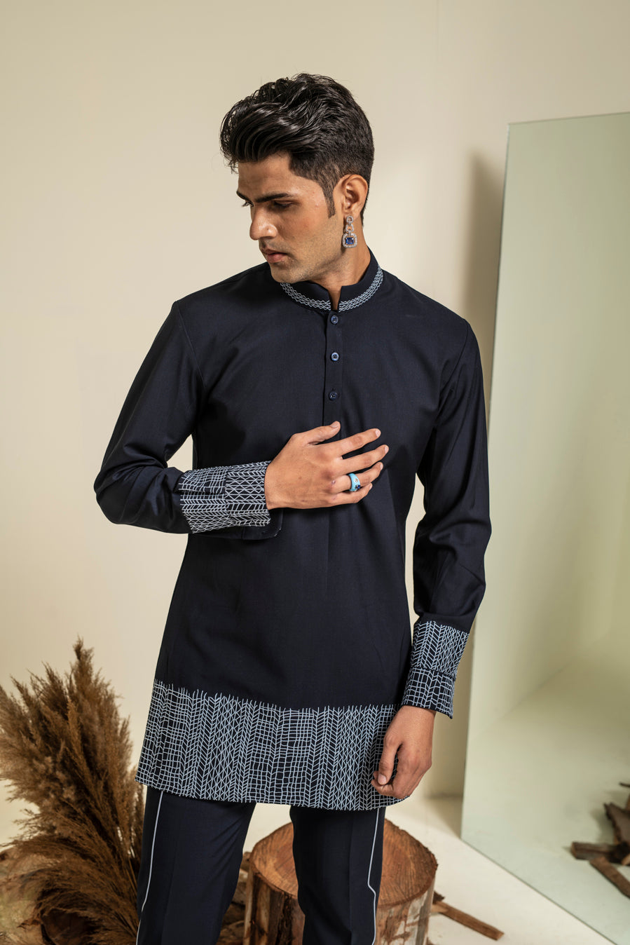 SKY BANDI KURTA SET