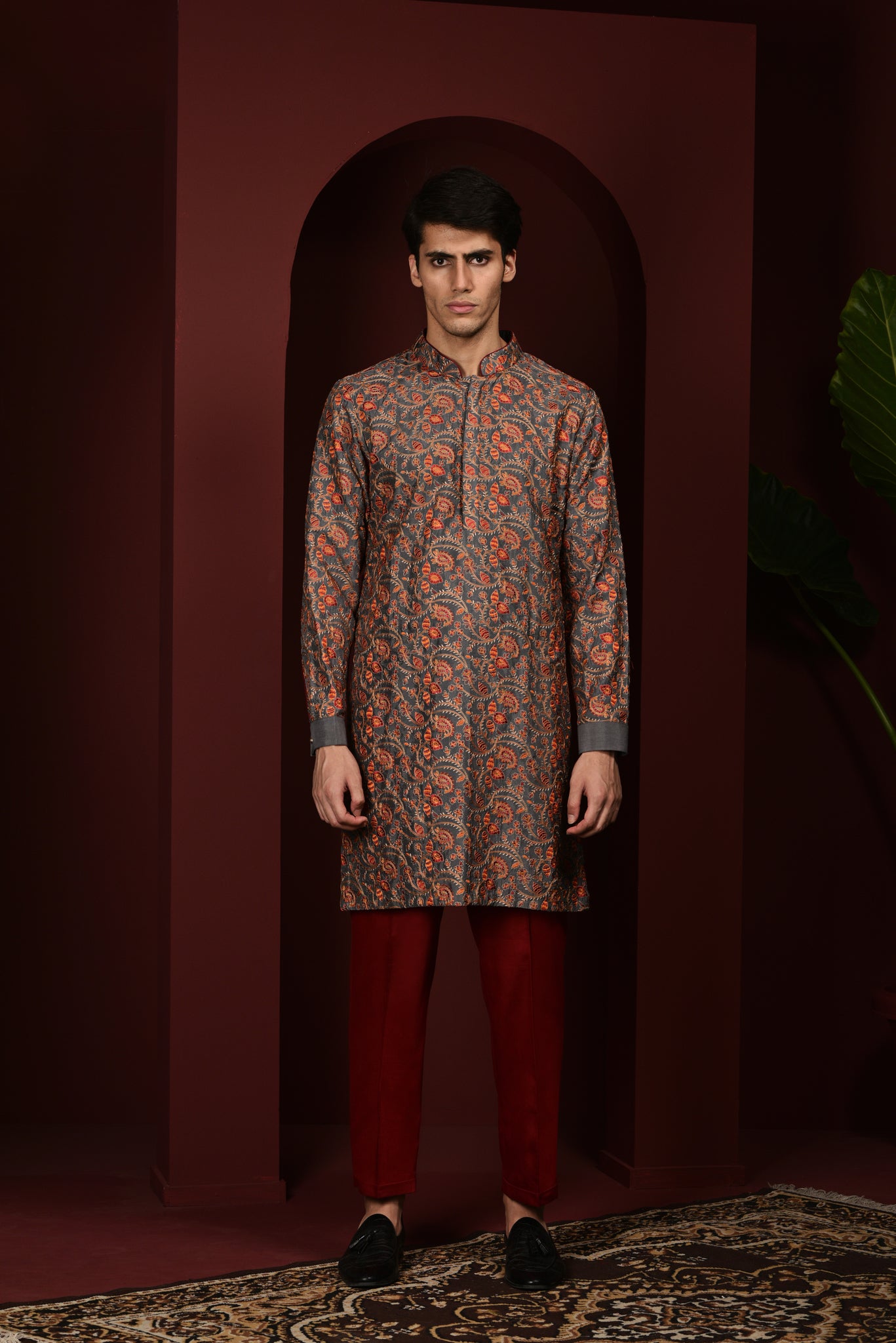 CORAL KURTA SET