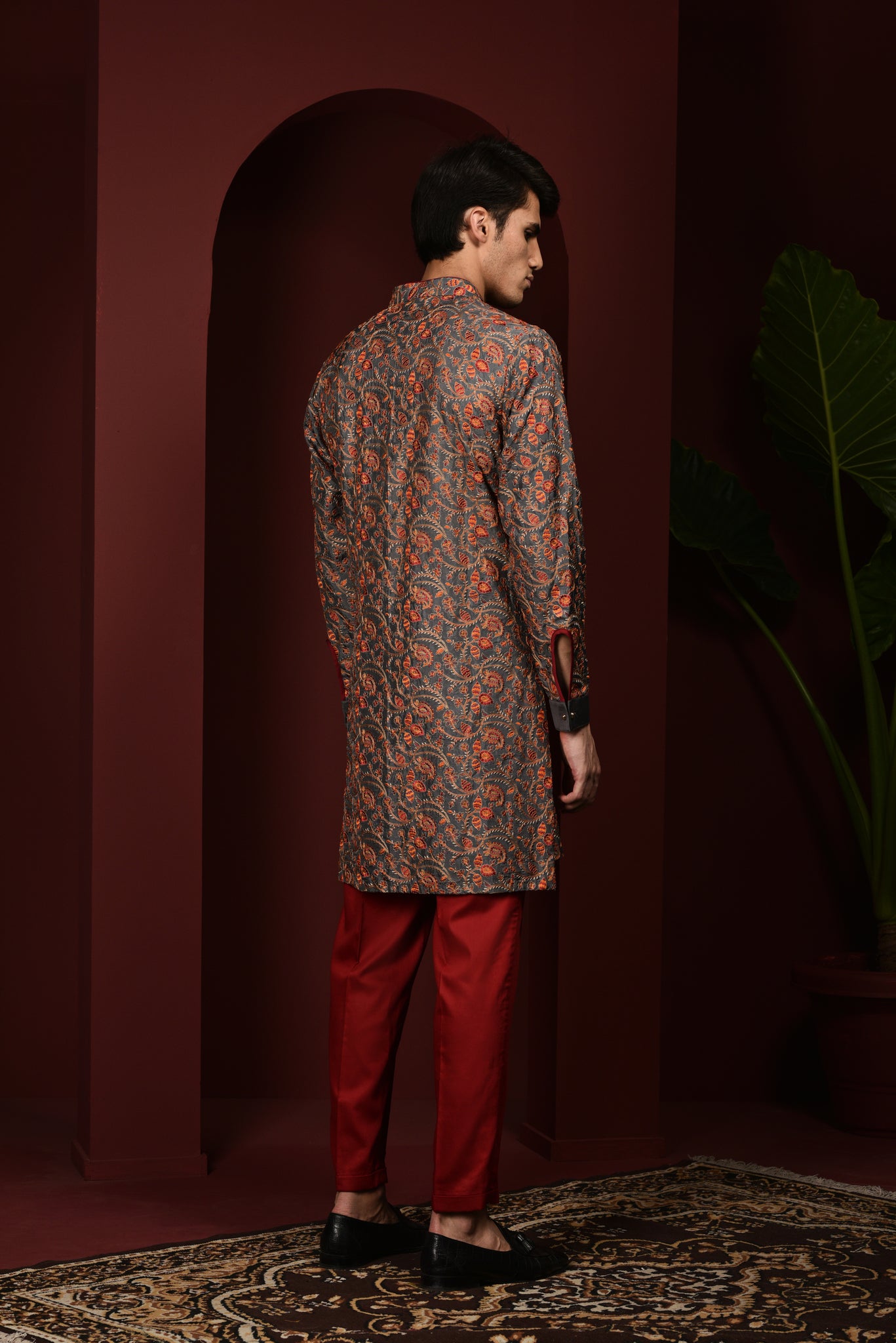 CORAL KURTA SET